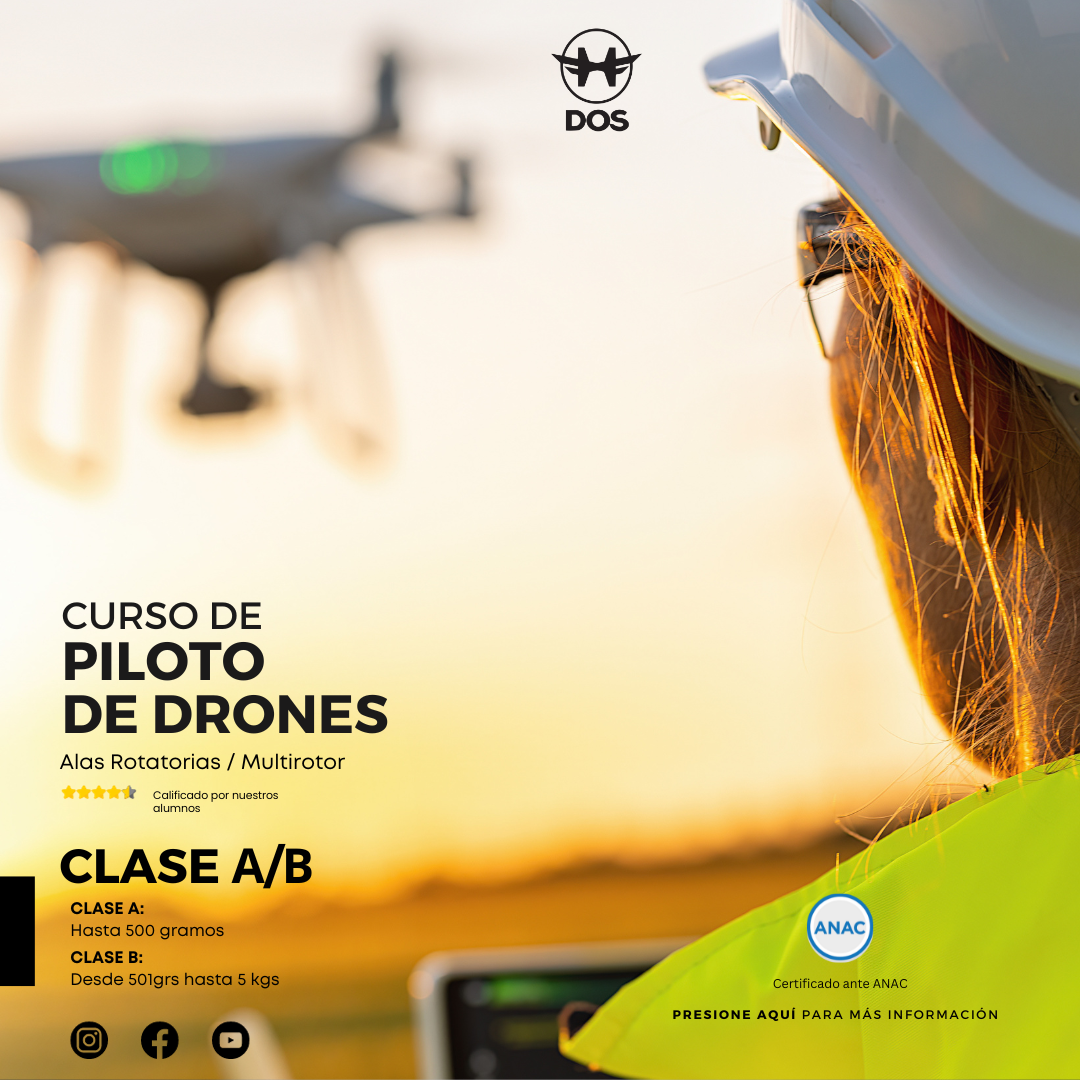 Curso de Piloto de Drones (Clase A/B)
