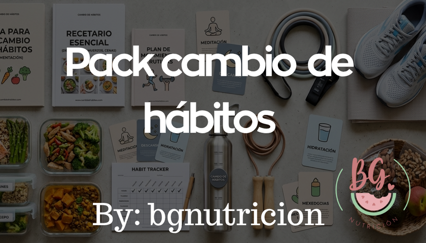 Pack cambio de hábitos