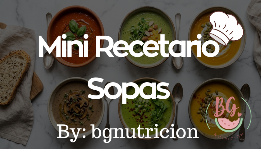 Mini Recetario de 10 SOPAS
