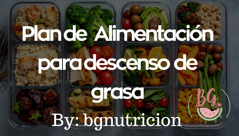 Plan de Alimentación para Descenso de grasa