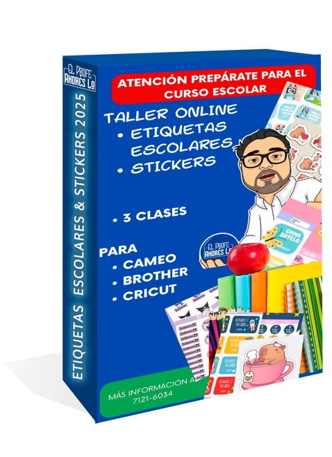 Curso de Etiquetas Escolares y Stickers 2025