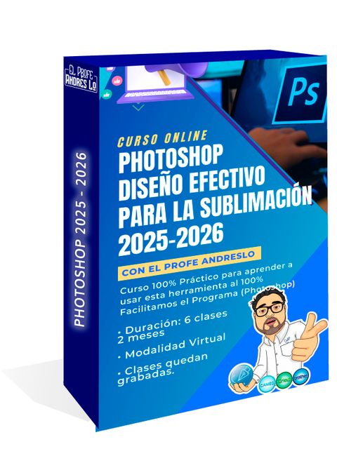 016 Photoshop Diseño Efectivo para la Sublimación 2025-2026