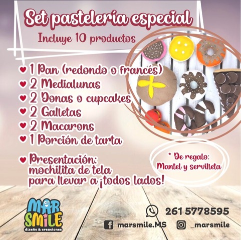Set pastelería especial