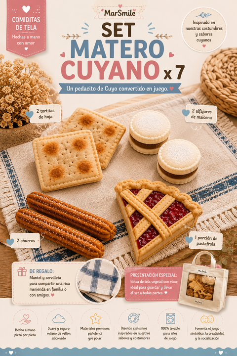 Set Matero Cuyano x 7