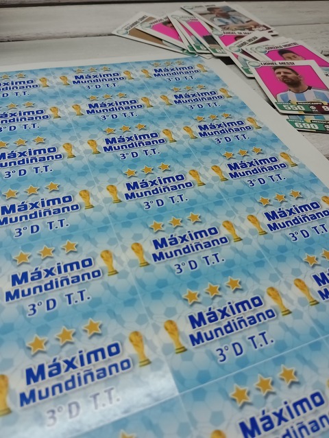 Pack de Rótulos Escolares Personalizados
