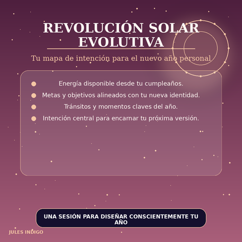 REVOLUCIÓN SOLAR EVOLUTIVA