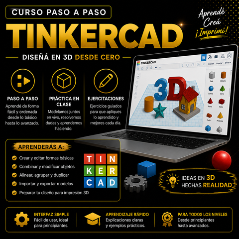 Curso TINKERCAD paso a paso