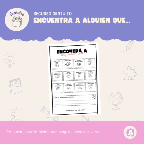 Encontrá a alguien que...