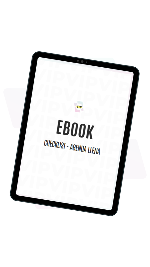 Ebook - Checklist Agenda Llena