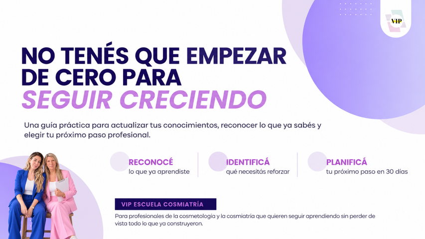 Guía de actualización para cosmiatras