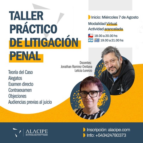 TALLER PRACTICO DE LITIGACIÓN PENAL