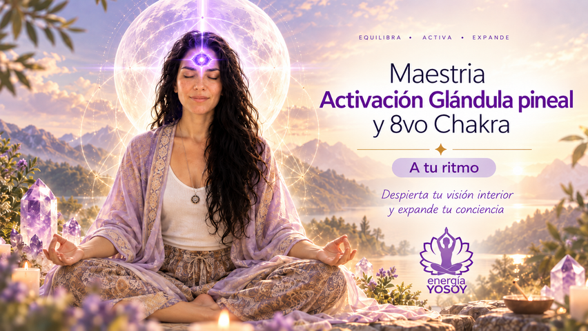 Maestría Activación Glándula Pineal y 8vo chakra- A tu ritmo
