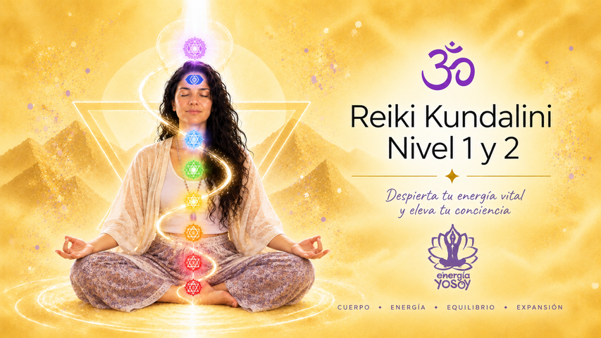 Reiki Kundalini Practicante 1 y 2 - A tu ritmo