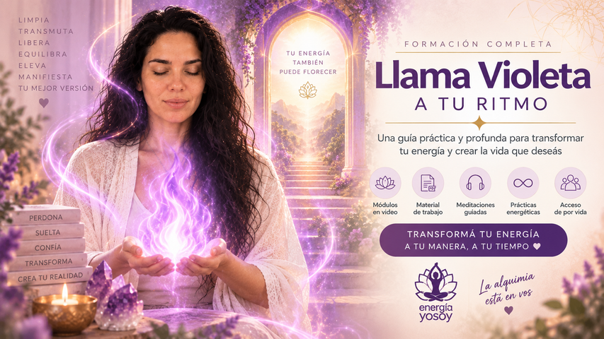Llama Violeta Transmutadora - Formación A tu Ritmo