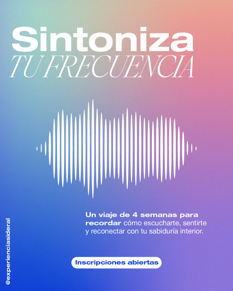 Sintoniza con tu Frecuencia (con Nivel 1 Registros Akashicos)
