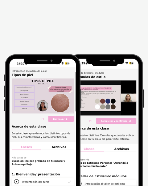 Cursos de Estilismo / Skincare y Automaquillaje