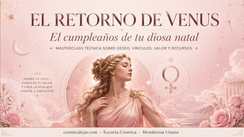 RETORNO DE VENUS: El Cumpleaños de tu Diosa Natal