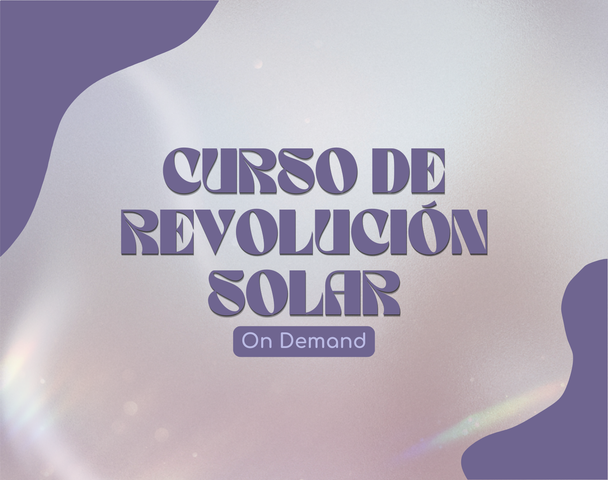 CURSO DE REVOLUCIÓN SOLAR