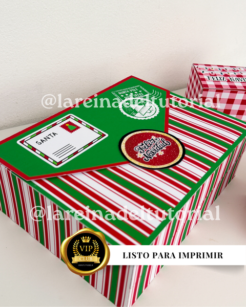 CAJA SOBRE SORPRESA NAVIDAD