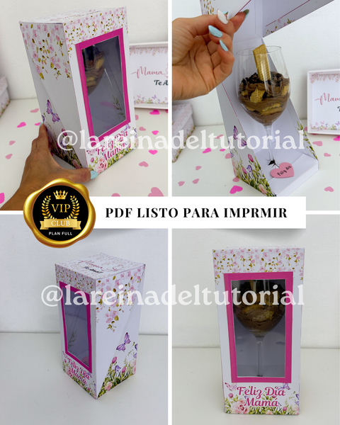 CAJA COPA FLORECER MAMÁ