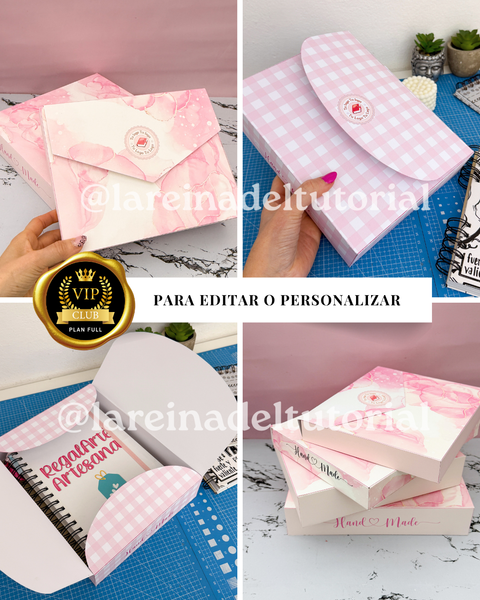 KIT CAJAS PARA AGENDAS EDITABLES