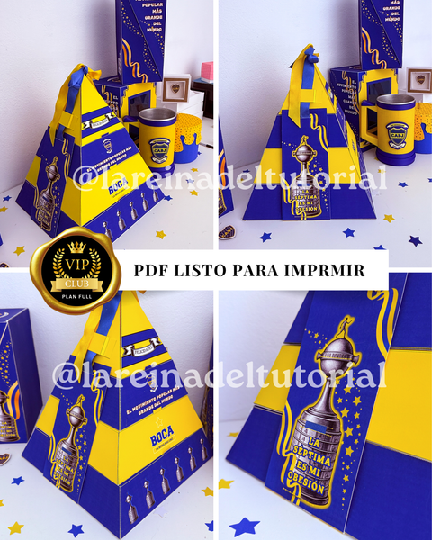 PIRÁMIDE BOCA LIBERTADORES