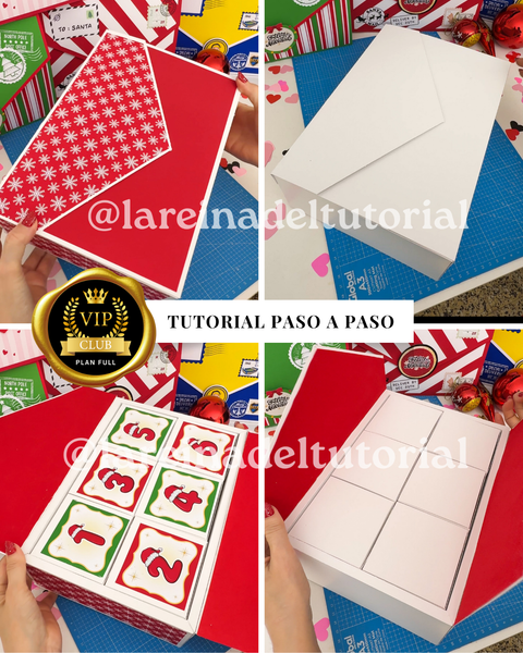 CAJA SOBRE ADVIENTO (ARTESANAL)