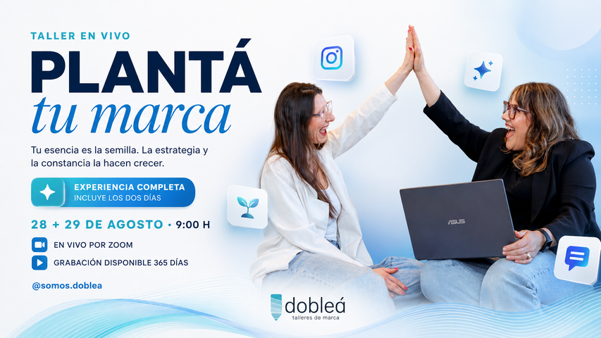 Planta tu Marca: Taller de Marca personal y planificación