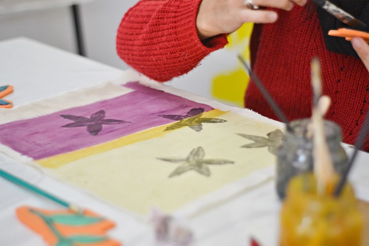 Taller de Estampa con pinturas naturales-ONLINE-