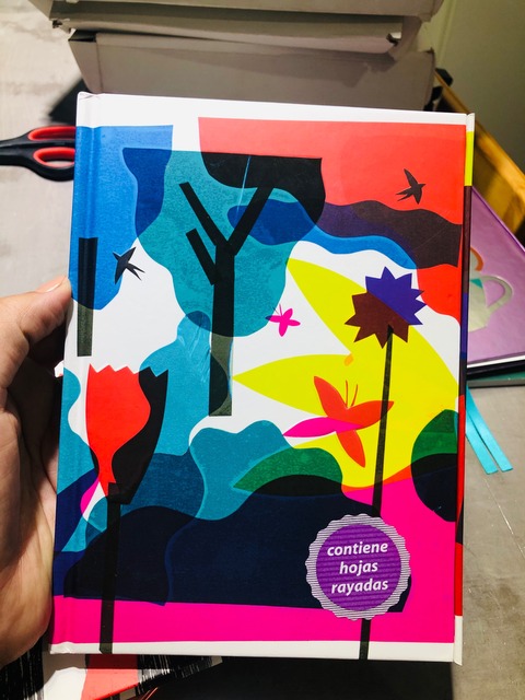 Cuaderno imantado tapa dura - Ilustración: a color