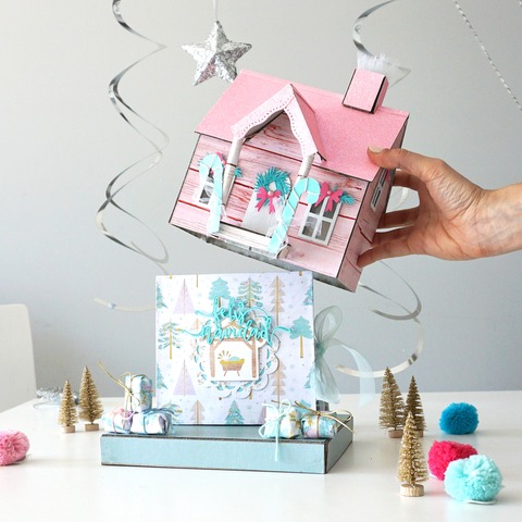 Casita y album estrella con kit de materiales 