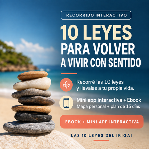 Las 10 Leyes del Ikigai | Ebook + Mini App