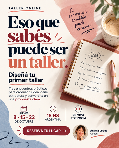Aprende a Diseñar tu Primer Taller - En Vivo