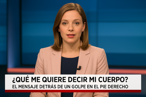 ¿Qué me quiere decir mi cuerpo?  El mensaje detrás de un golpe en el pie derecho