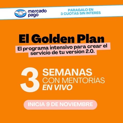 Golden Plan | Programa intensivo (Edición Noviembre)