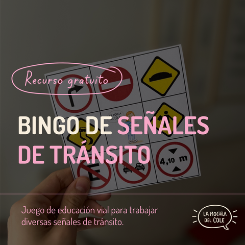 Bingo de SEÑALES DE TRÁNSITO