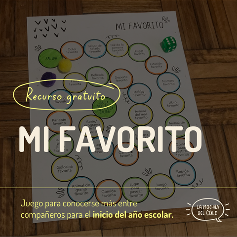Juego MI FAVORITO