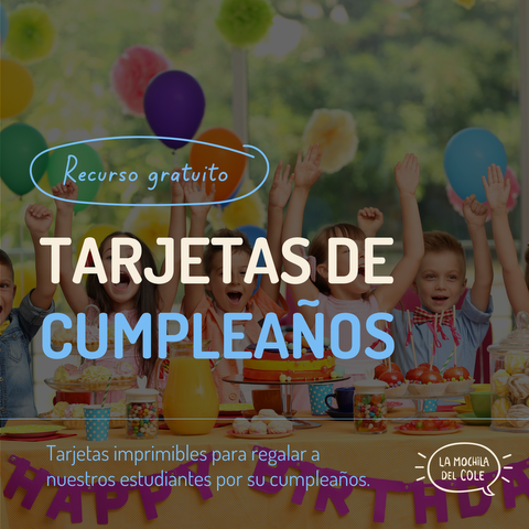 Tarjetas de CUMPLEAÑOS