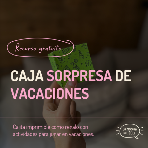 Caja SORPRESA para vacaciones
