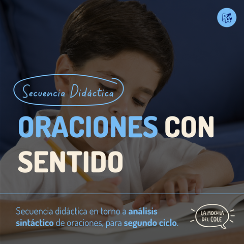 Secuencia didáctica ORACIONES CON SENTIDO