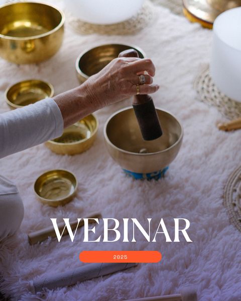 Webinar Terapia de Sonido con Cuencos Tibetanos