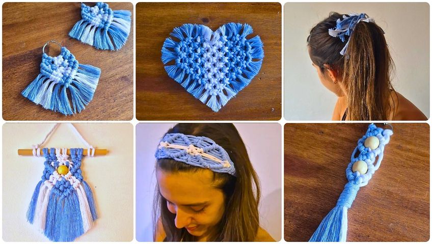 Macramé Mundialista — hacé tus piezas para alentar a Argentina 💙