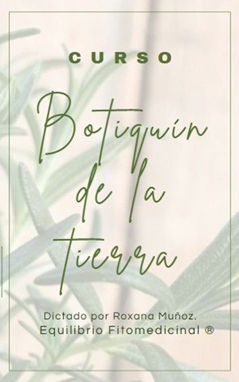 Curso Botiquín de la Tierra