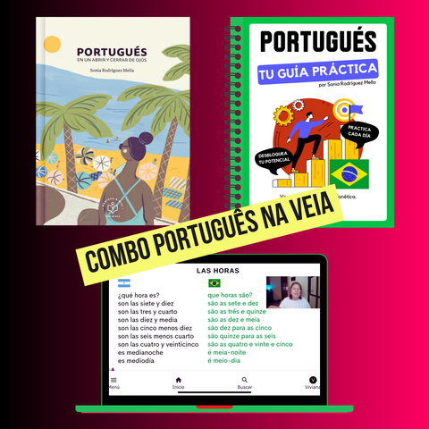 PORTUGUÊS NA VEIA (ESCUCHO, LEO Y ESCRIBO)