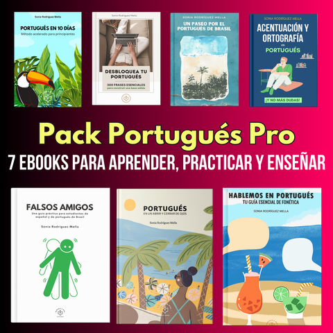 Pack Pro Portugués: 7 Ebooks para Aprender, Practicar y Enseñar