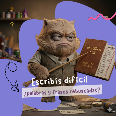 El cuco Exi-Gencia: cuando escribir difícil te aleja de tu propia voz