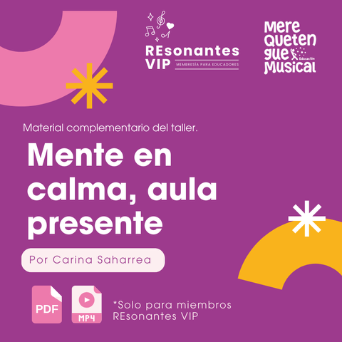 MENTE EN CALMA, AULA PRESENTE