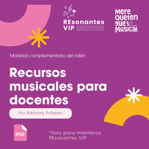 RECURSOS MUSICALES PARA DOCENTES