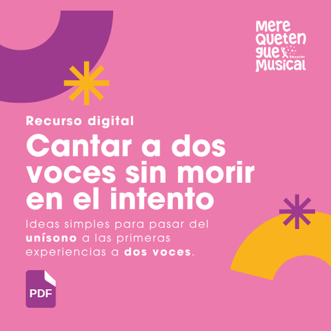 CANTAR A DOS VOCES SIN MORIR EN EL INTENTO