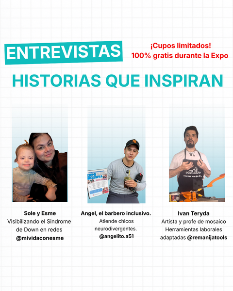 Charla: Historias que inspiran - 13 a 14hs en el Auditorio